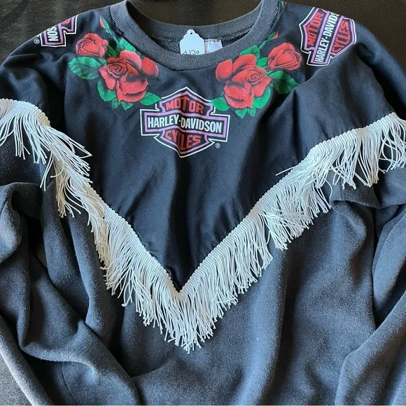 Harley Davidson fringe sweater - Picture 5 of 5